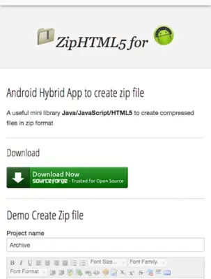 ZipHTML5 android App screenshot 12